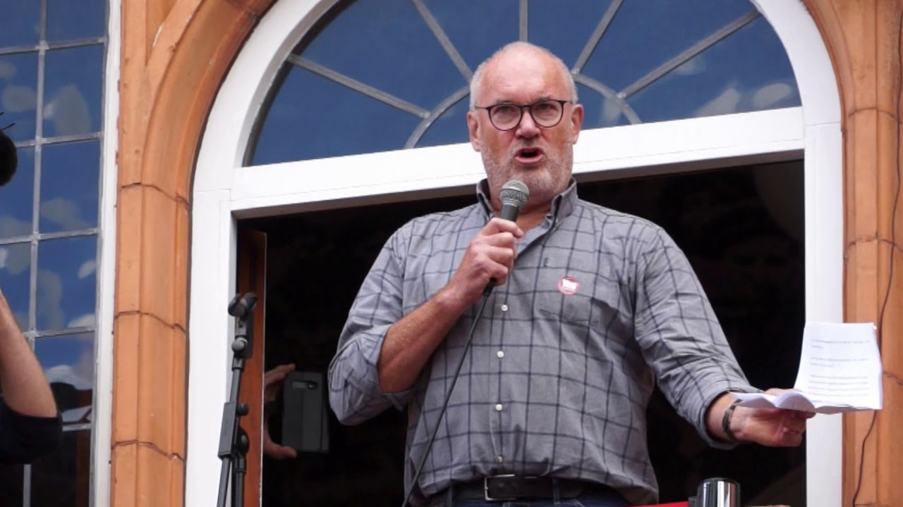 Eddie Butler Speaking at March For Independence Merthyr Tydfil 2019