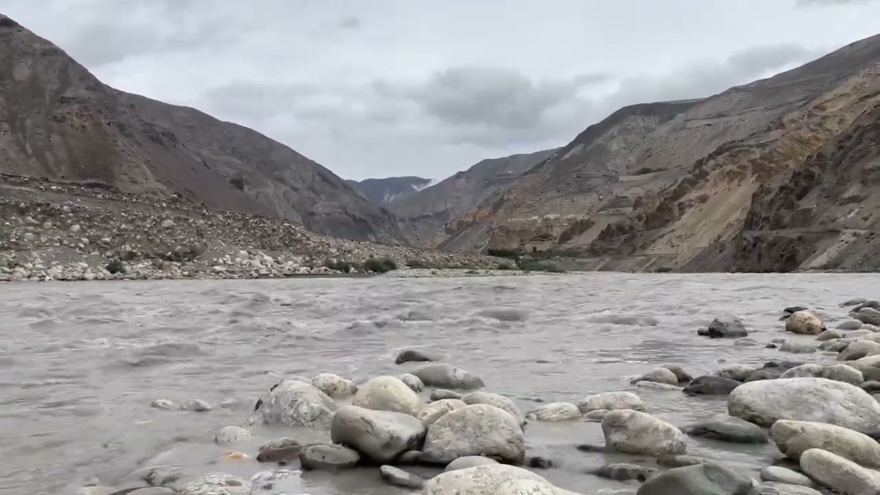 Mind relaxing river flow  