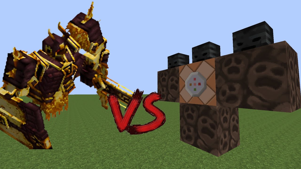 Ignis Vs Wither Storm in Minecraft!