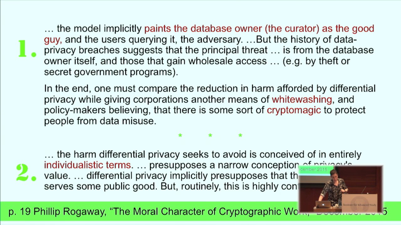 Differential Privacy in...Considerations - Helen Nissenbaum