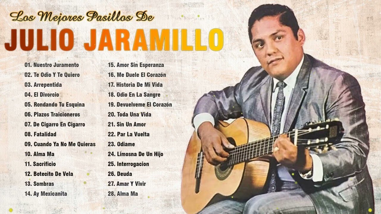 Julio Jaramillo Mix de sus Mejores Canciones Enganchados