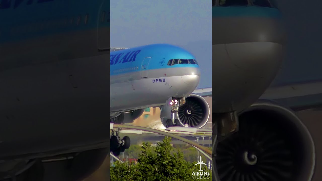 EXTREME CLOSEUP Landing!