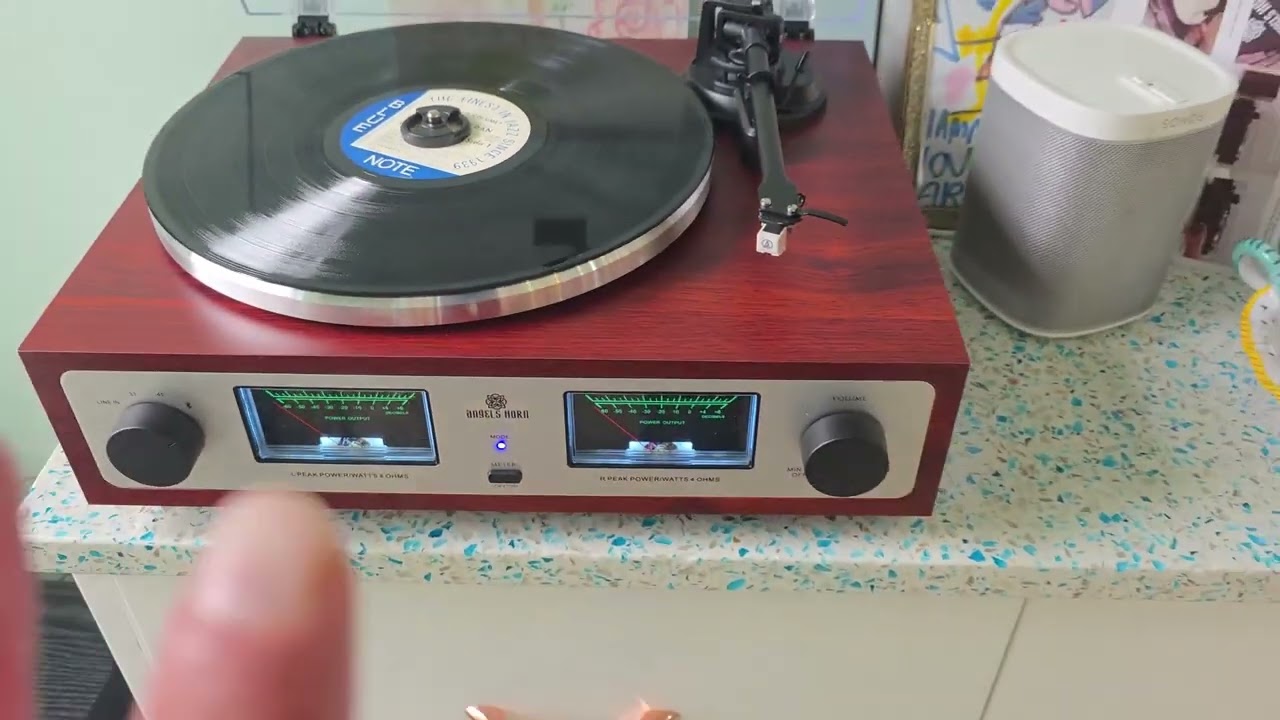 Giradischi QLEARSOUL HiFire X, giradischi dal suono incredibile con amplificatore e Bluetooth!