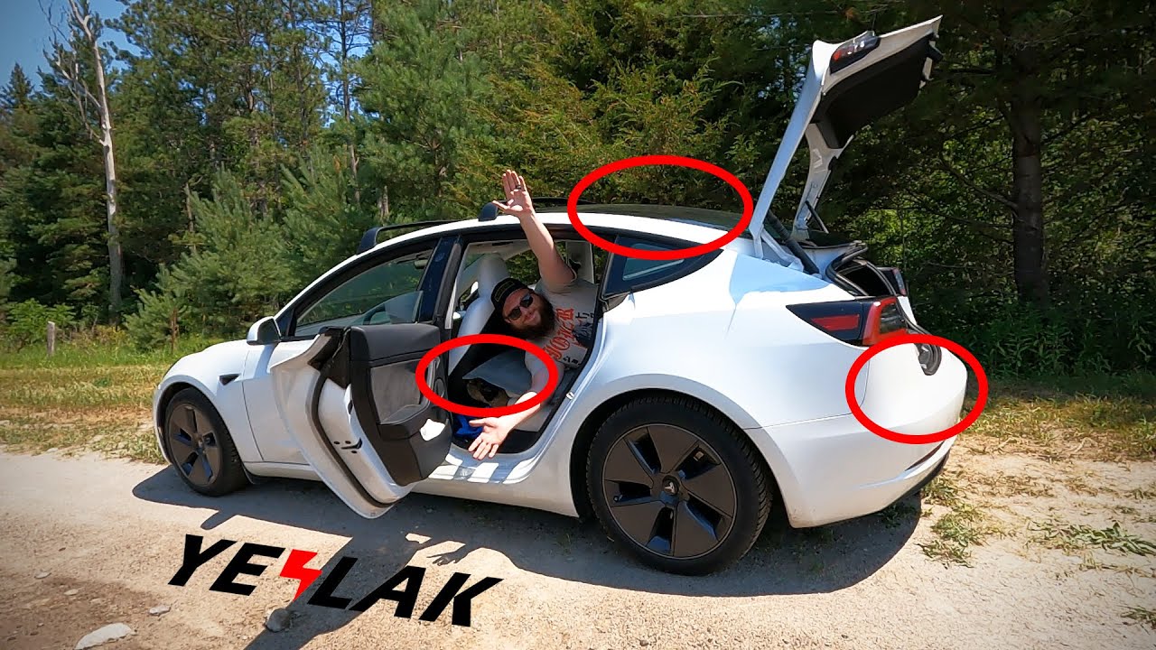 I Didn't Know I Needed These Tesla Model 3 Camping Upgrades!