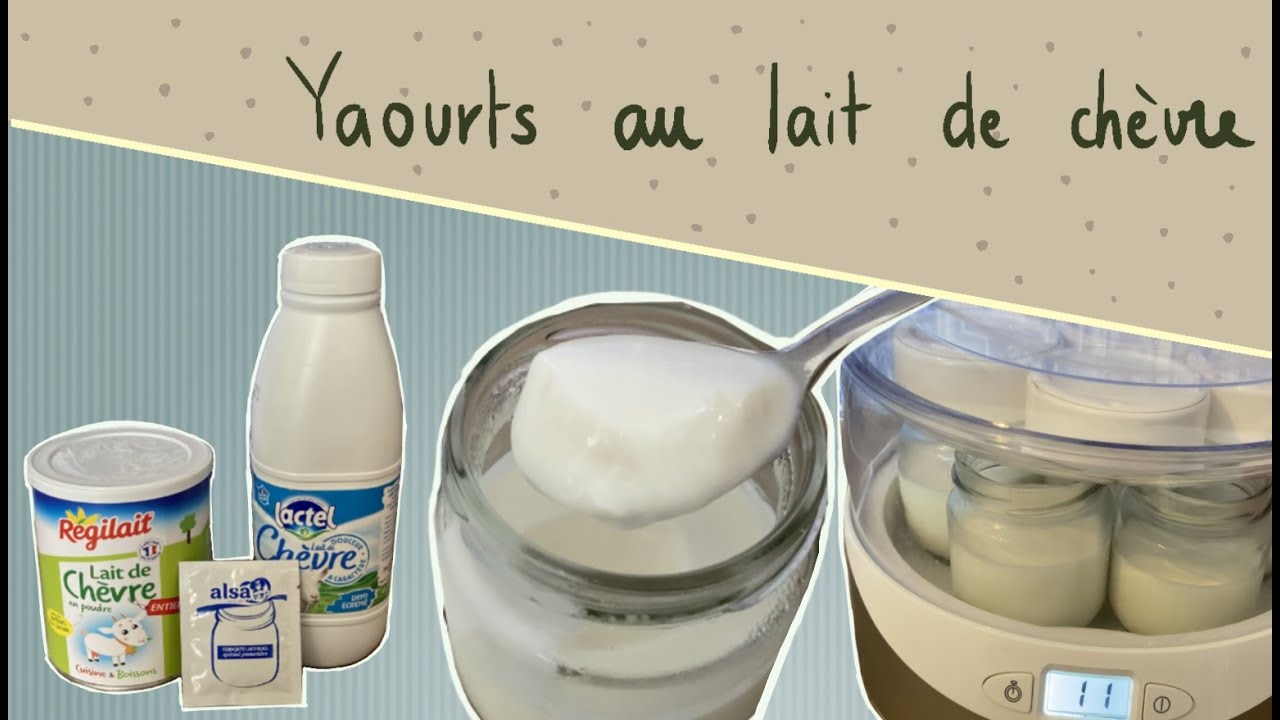 YAOURTS AU LAIT DE CHÈVRE 🐐🥛