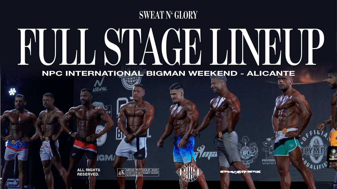 Sweat n' Glory | NPC International | FAST Pro geworden | Men's Physique | Bigman Weekend Spain