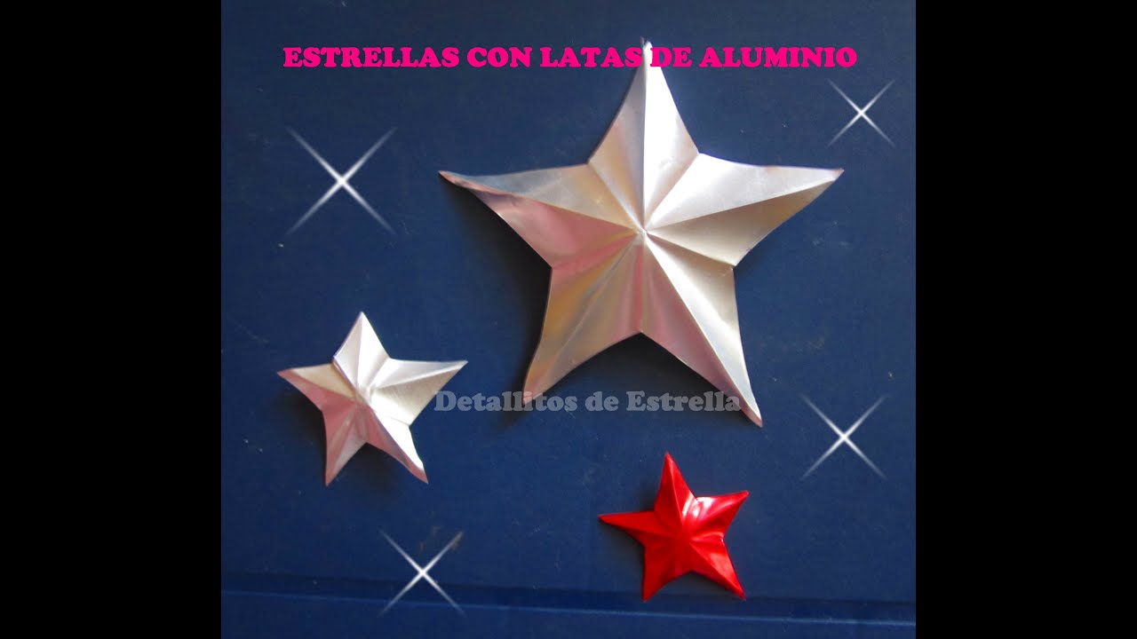 ESTRELLAS CON LATAS DE GASEOSA