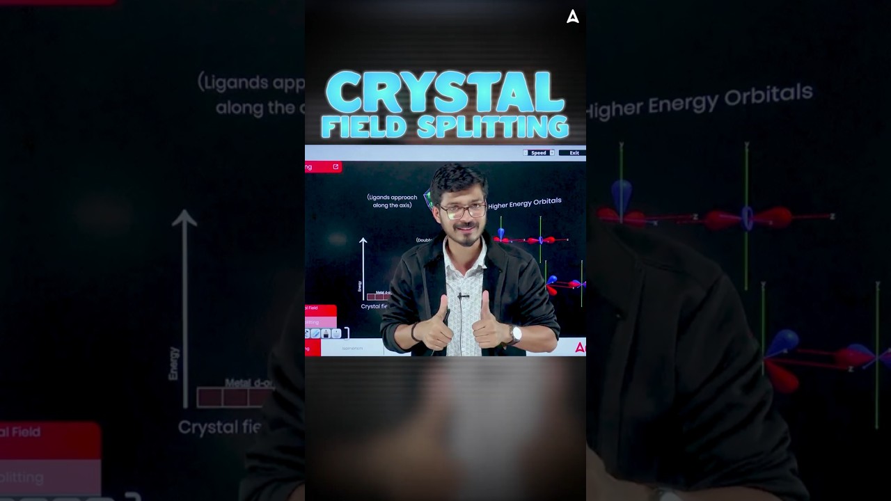 Crystal Field Splitting | Octahedral Complexes Explained in 3D by Hemant Sir! #neet2026 #chemistry