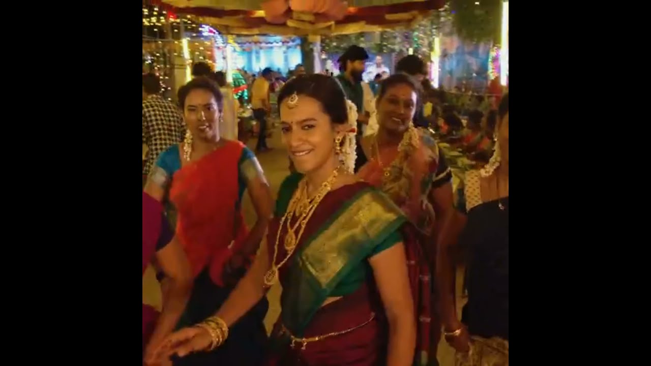sanchana in rakita rakita Song | Dhanush dancing with sanchana | watsapp status
