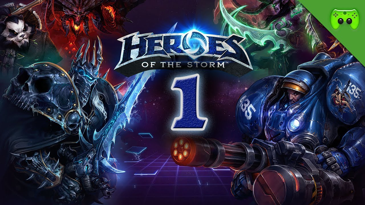HEROES OF THE STORM # 1 - Team Spacko legt los &laquo;&raquo;  Let's Play Heroes of the Storm | FULL HD