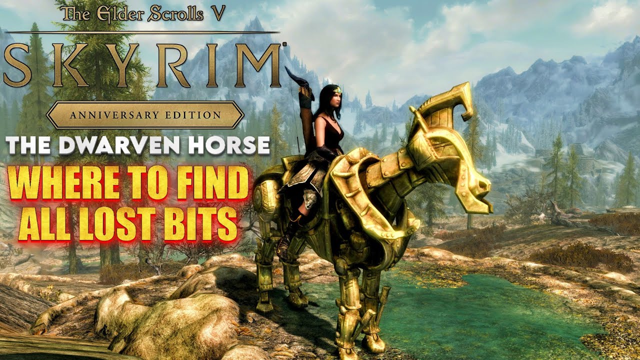 Skyrim Anniversary Edition The Dwarven Horse - All Parts Locations