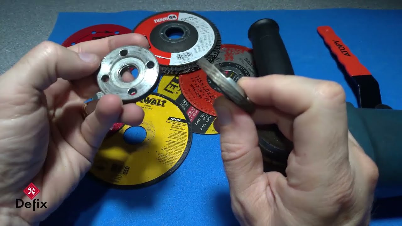 Como colocar disco na esmerilhadeira, qual é o lado certo ❓