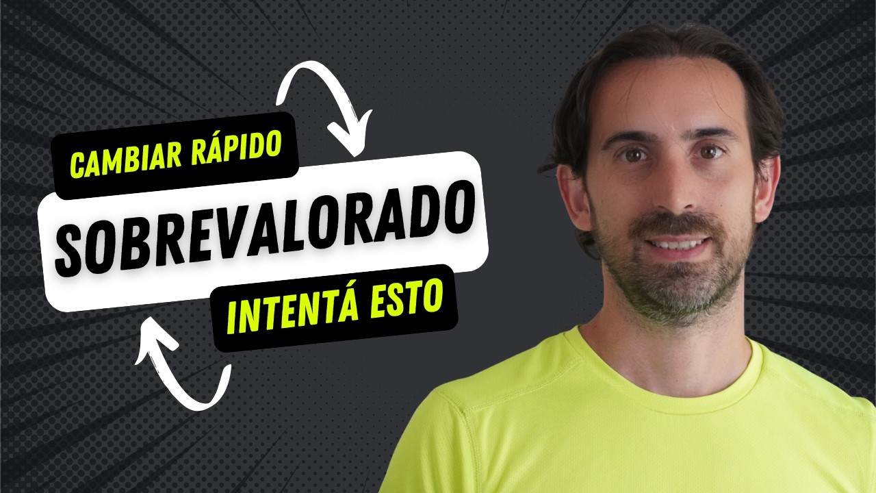 Dejá de intentar cambiar rápido. Esto funciona mucho mejor.