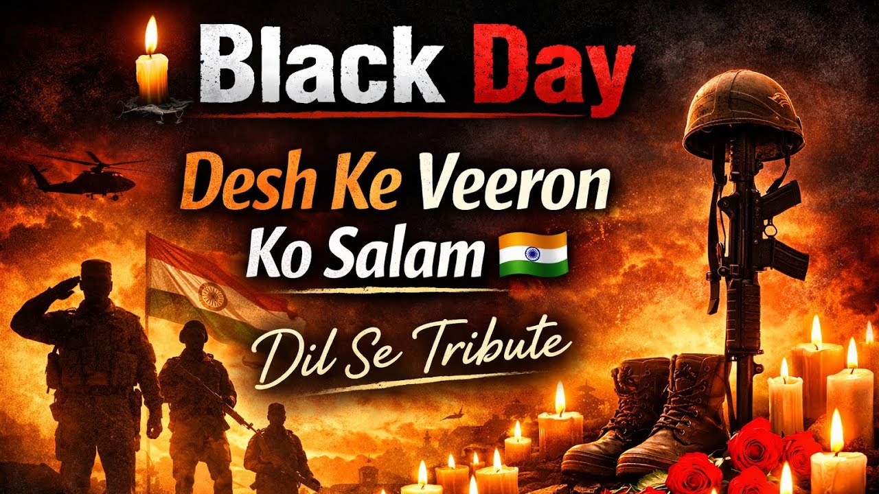 Black Day Tribute Song 🇮🇳 | Desh Ke Veeron Ko Salam | Emotional Patriotic Song 2026