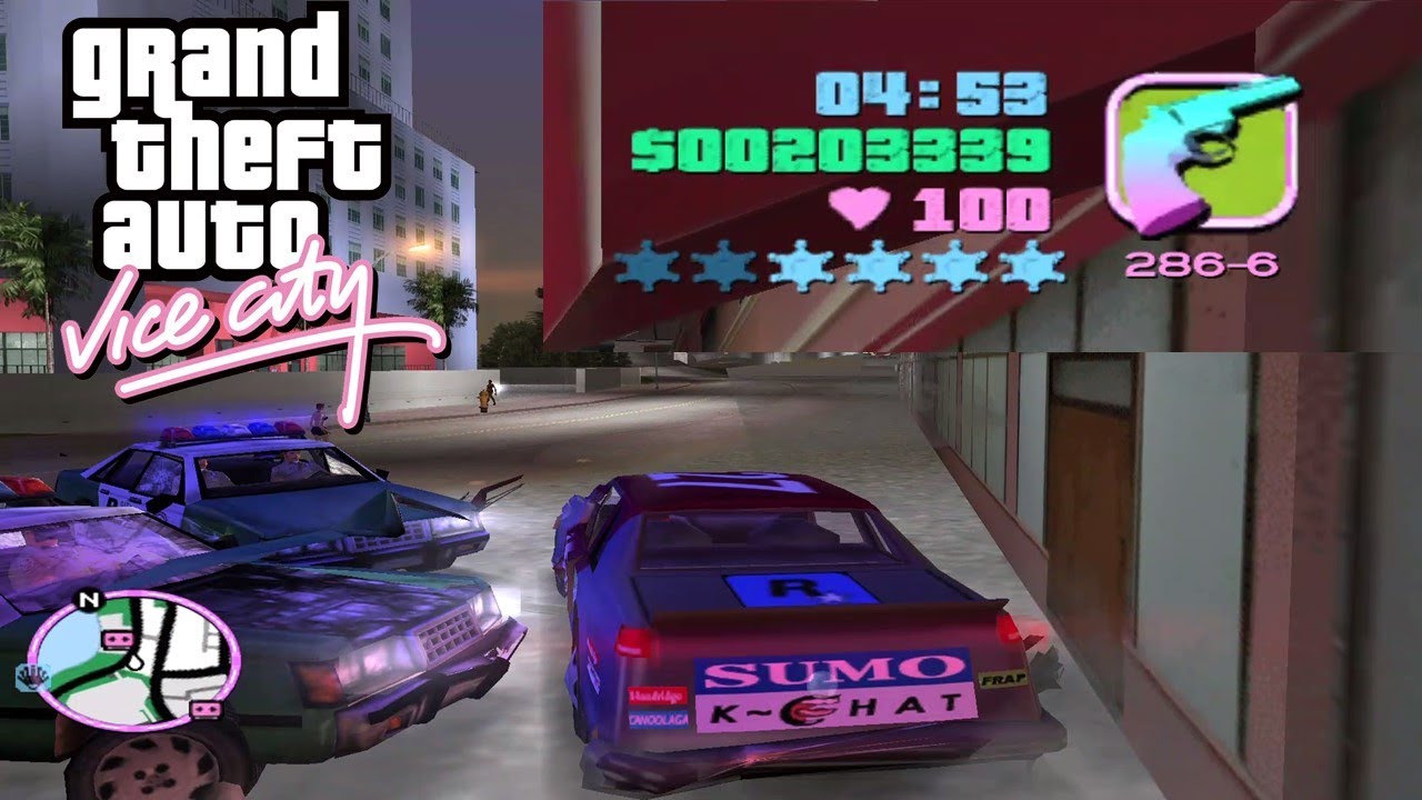 4 stars case with Hotring racer in GTA Vice City | Grand Theft Auto: #gta #san_andreas #gta5 #gta6