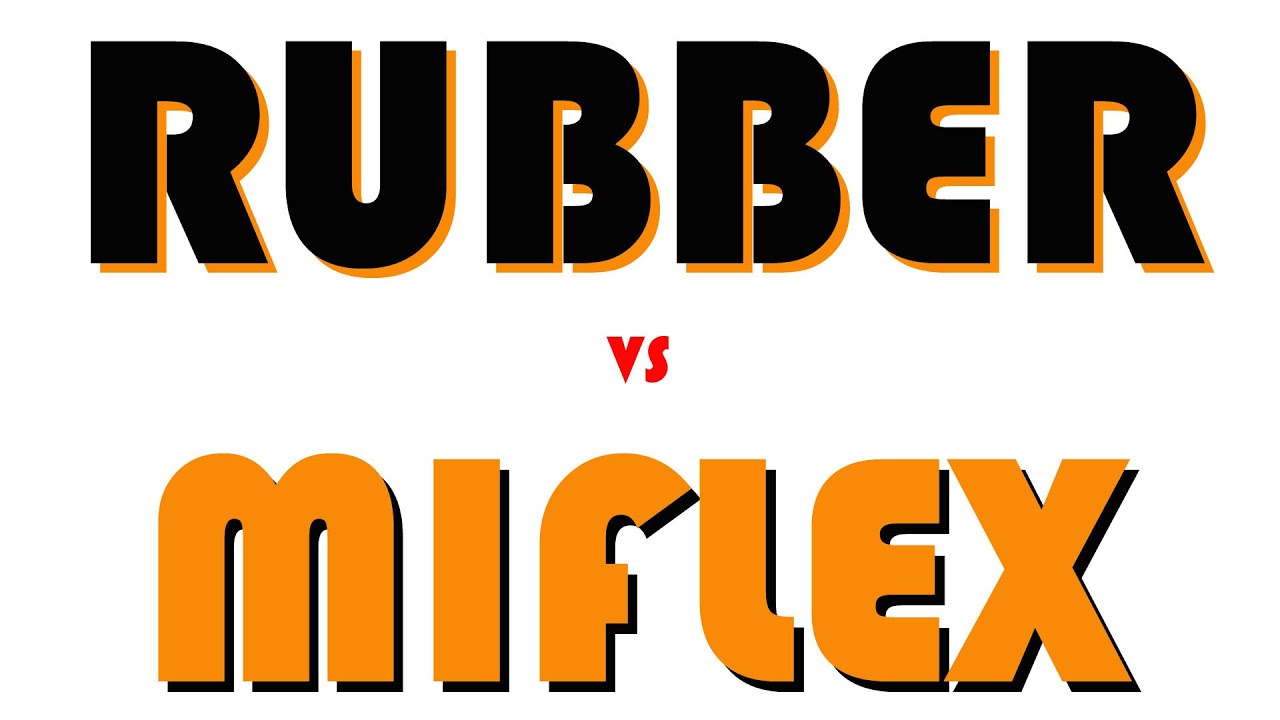 Rubber or Miflex Hoses?
