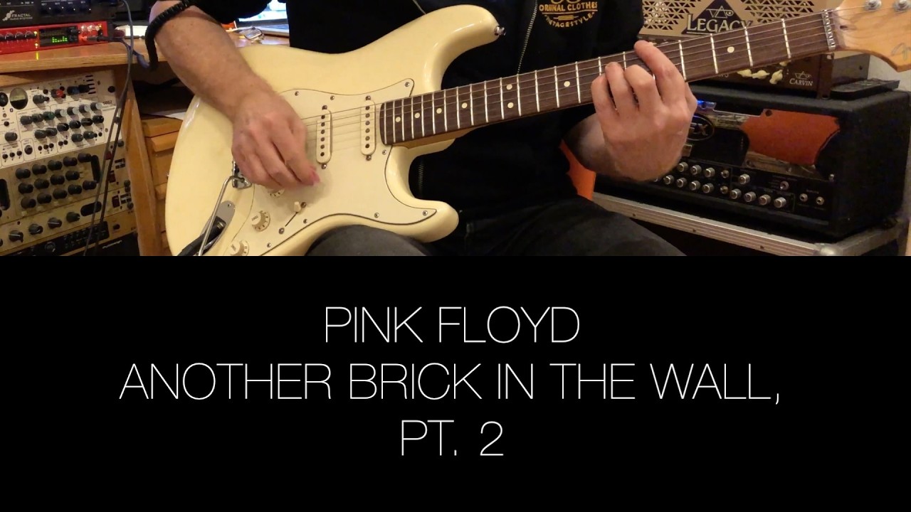 Pink Floyd- Another Brick in the wall, Pt.2 (Guitar Cover)