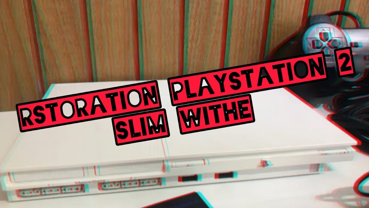 Restauração Playstation 2 Slim Branco