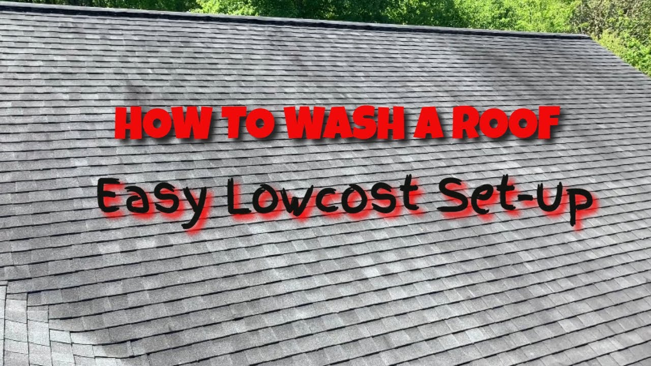 Make Money Washing Roofs [ Simple Set-up]