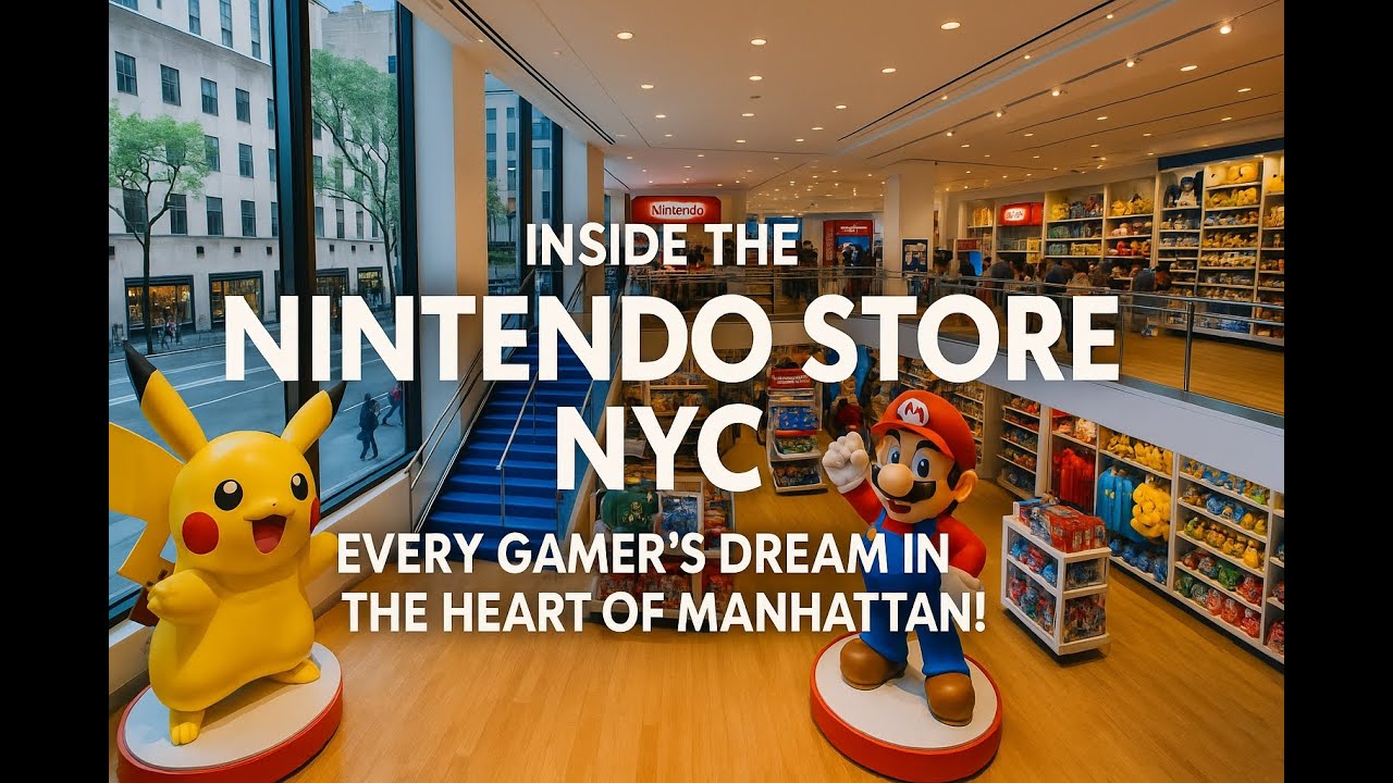 🎮✨ Inside the Nintendo Store NYC – Every Gamer’s Dream in the Heart of Manhattan!