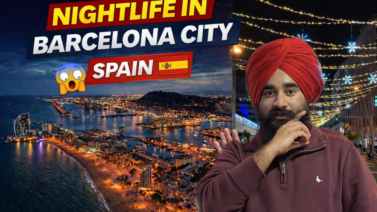 Barcelona After Dark 🌃 | Ek Indian Ka Real Experience 🇪🇸