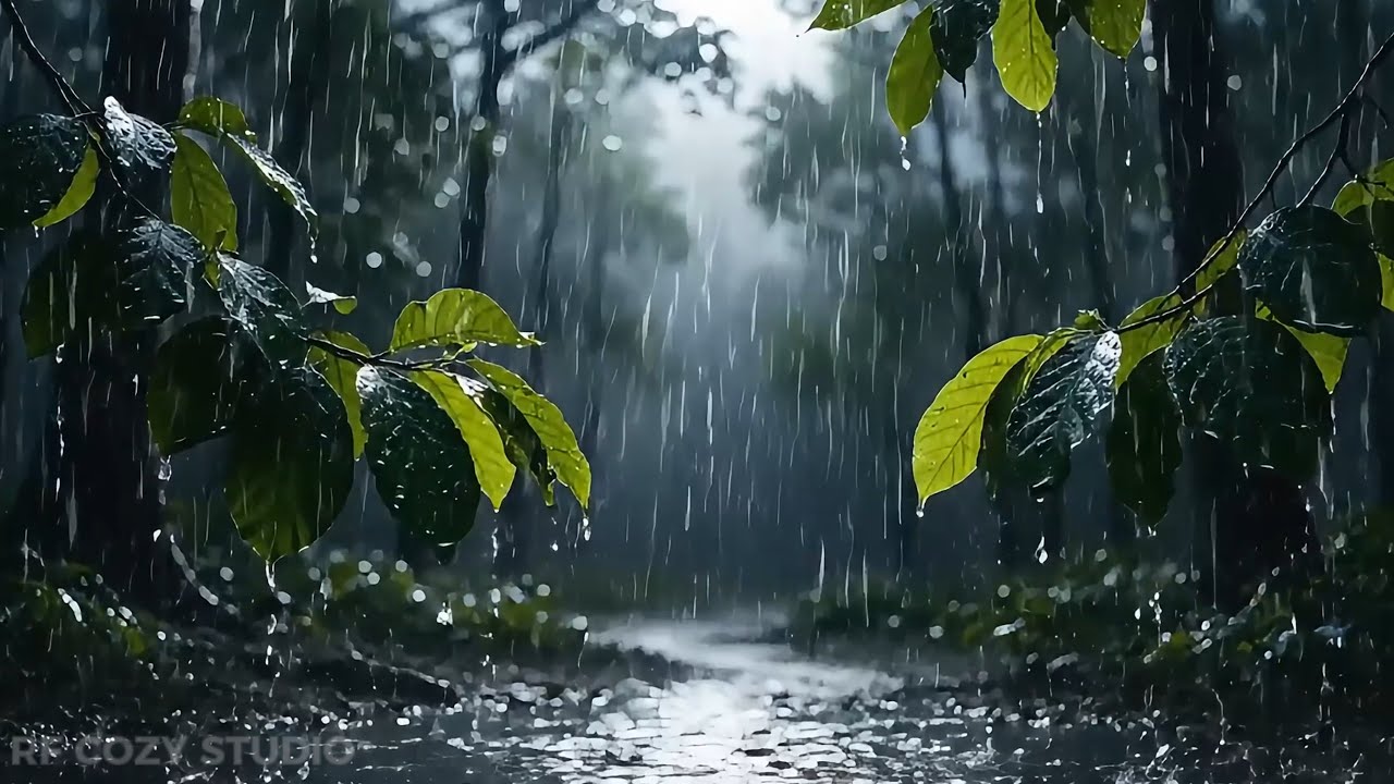☁️ Rain Sounds for Insomnia Relief | Calming Night Ambience to Quiet Overthinking 🌧️