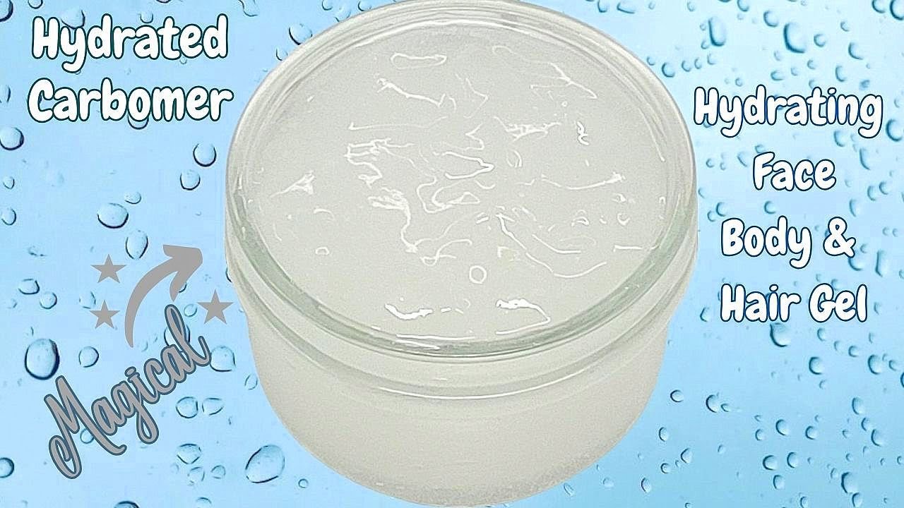 How to Dissolve CARBOMER 940 & 980  Hydrating Face Body & Hair Gel