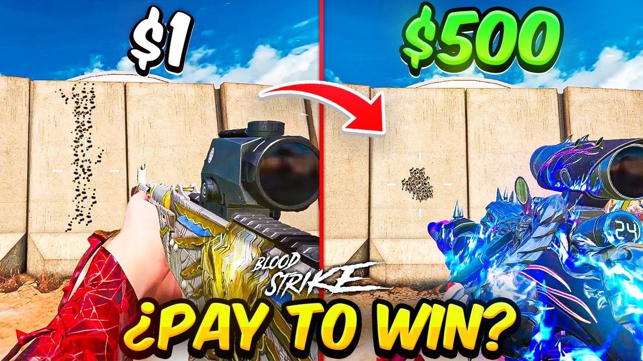 LAS SKINS EVO/ETERNAS dan VENTAJA o ES FALSO? SKIN de $500 vs $1 en BLOODSTRIKE! / Orla22
