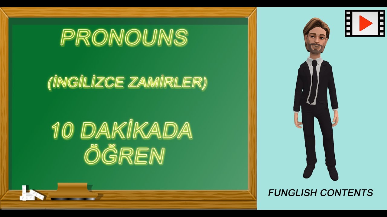 PRONOUNS (İNGİLİZCE ZAMİRLER) 10 DAKİKADA | Baştan sonra grammar