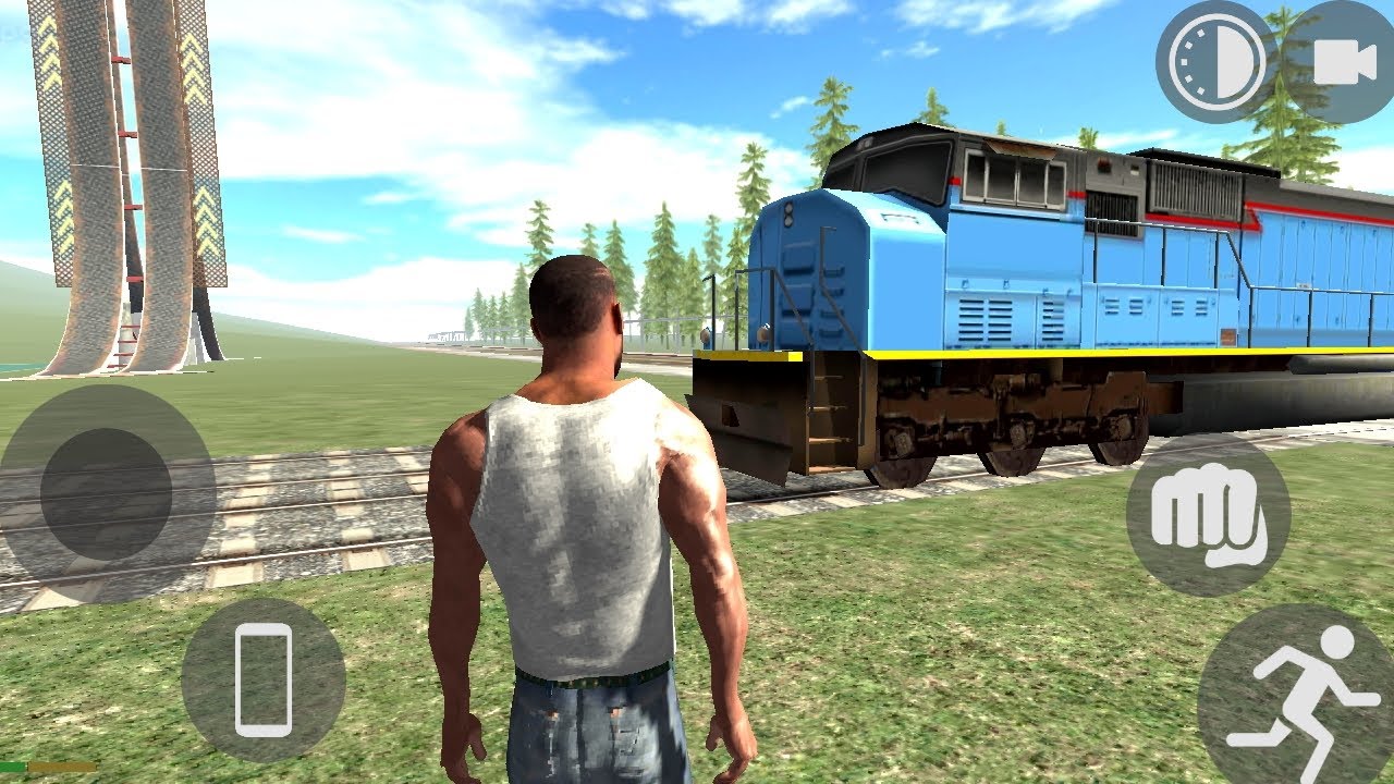 Franklin drive train in indian bike driving 3d
