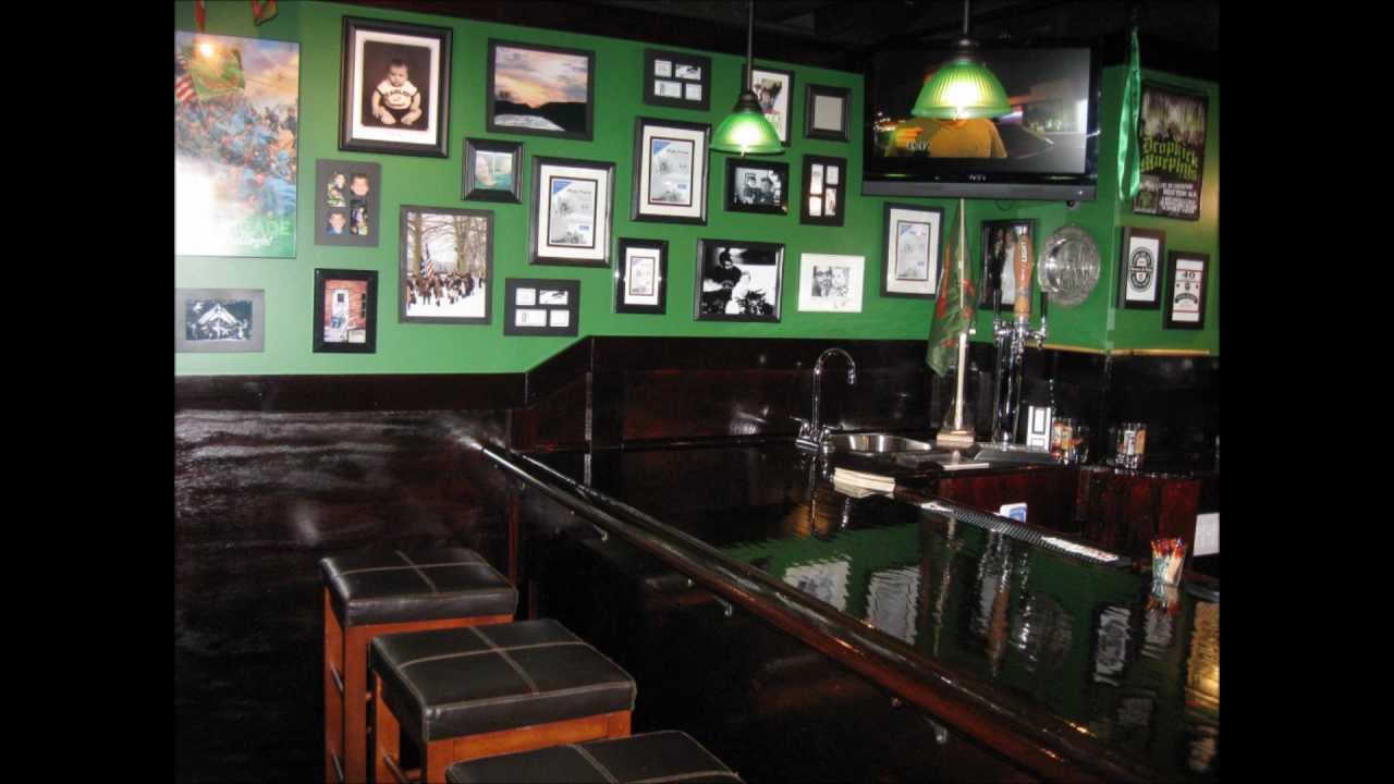 My Basement Irish Pub. Basement Bar. Man Cave. Build Your Own Home Bar