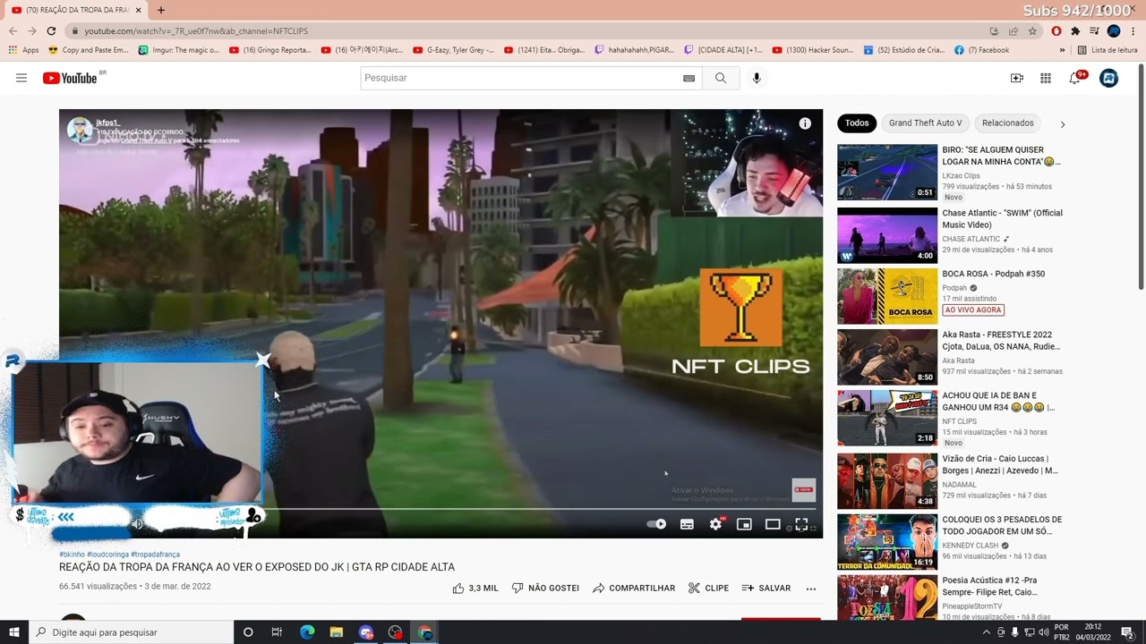 RC REAGINDO AO GALEGUIN VENDO O EXPOSED DO JK-DEU LOGO O PAPO GTA RP CIDADE ALTA