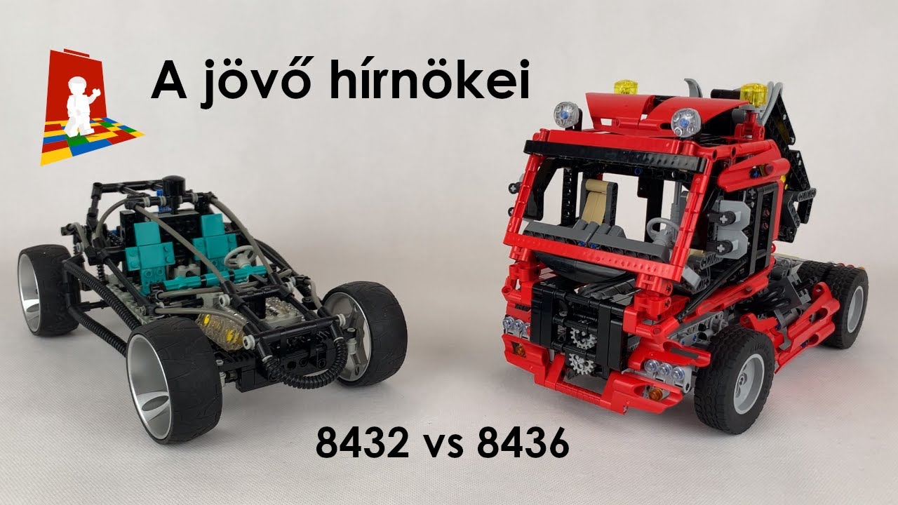 Technic szerda - A jövő hírnökei - Lego Technic 8432 vs 8436