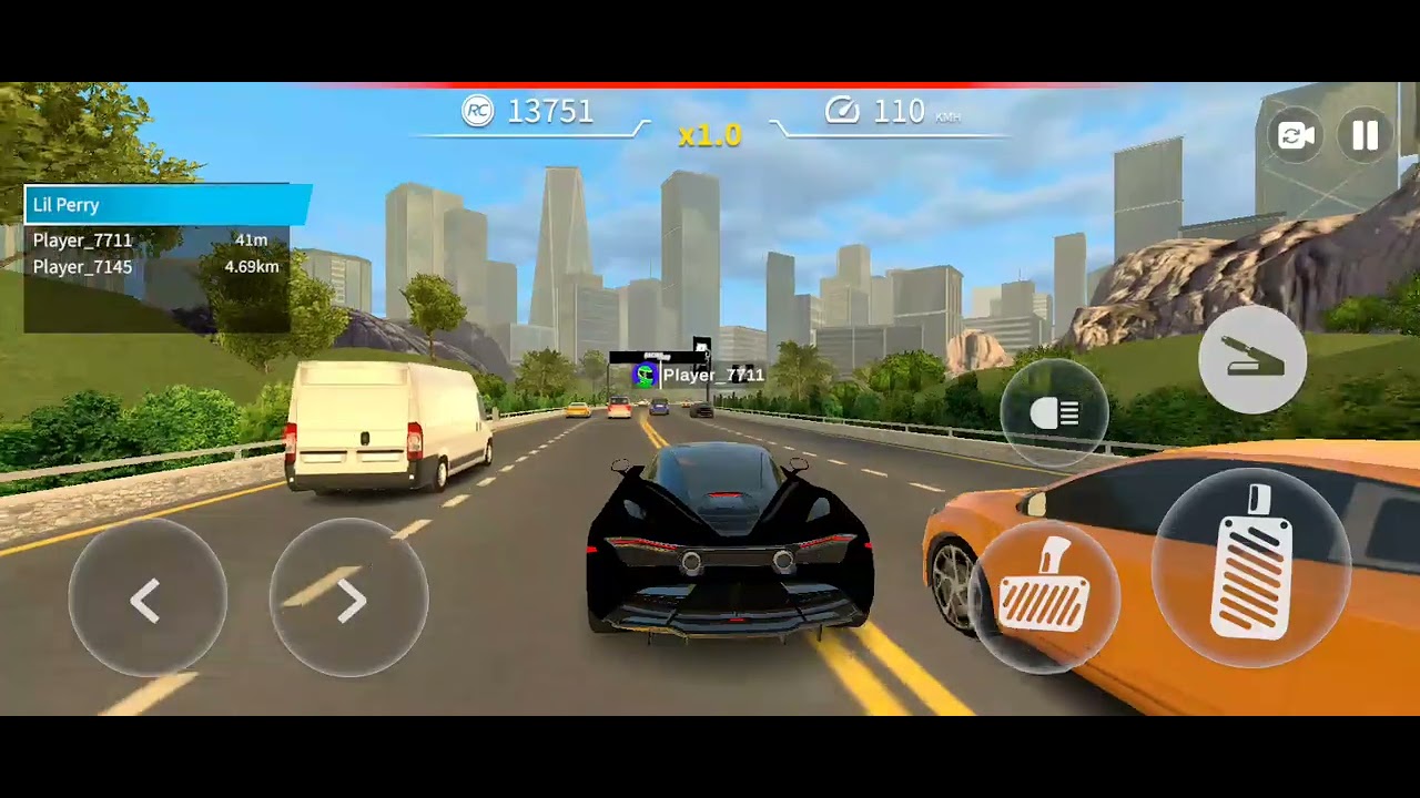 Lil perry vs 4 online racing players 