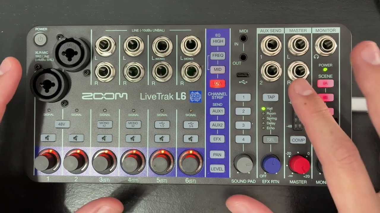 Review da mesa de som Zoom LiveTrak L6