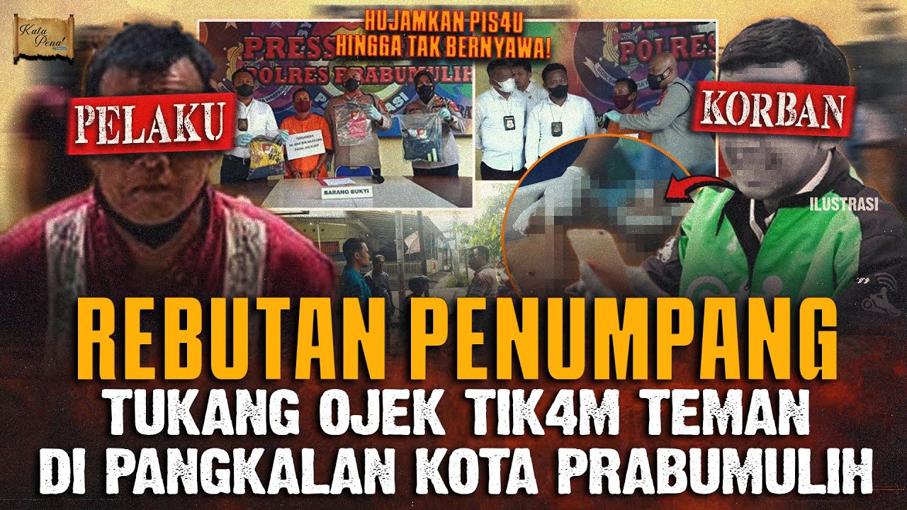 KESAL PENUMPANG DIREBUT ! TUKANG OJEK TIK4M TEMAN DI PANGKALAN !