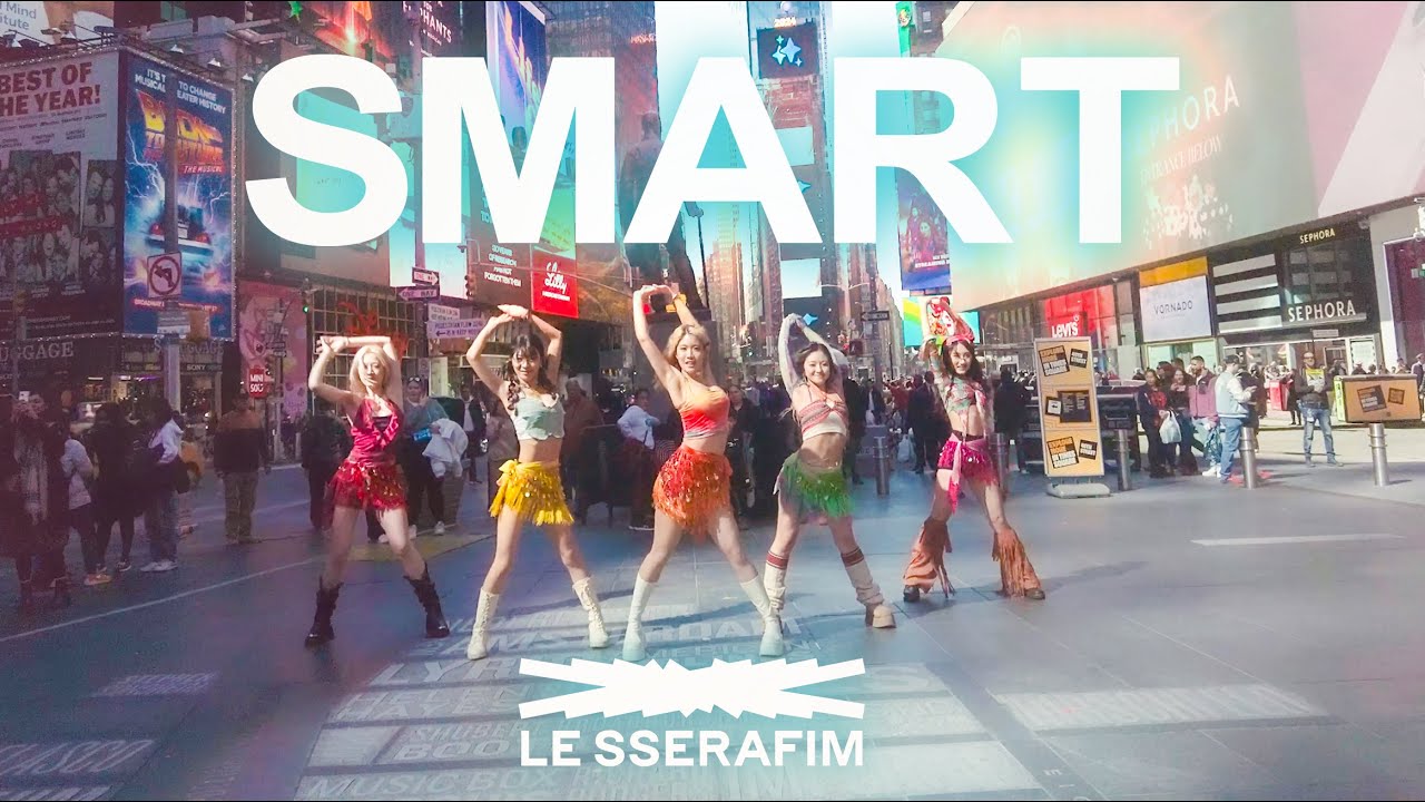 🌴[KPOP IN PUBLIC | TIMES SQUARE] LE SSERAFIM (르세라핌) - 