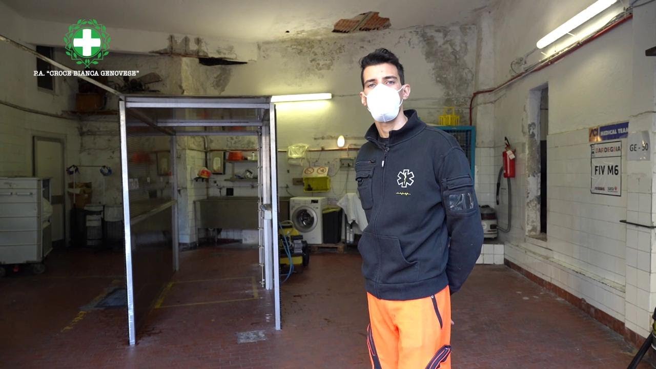 Croce Bianca, ecco come gli operatori delle ambulanze si proteggono dal Covid