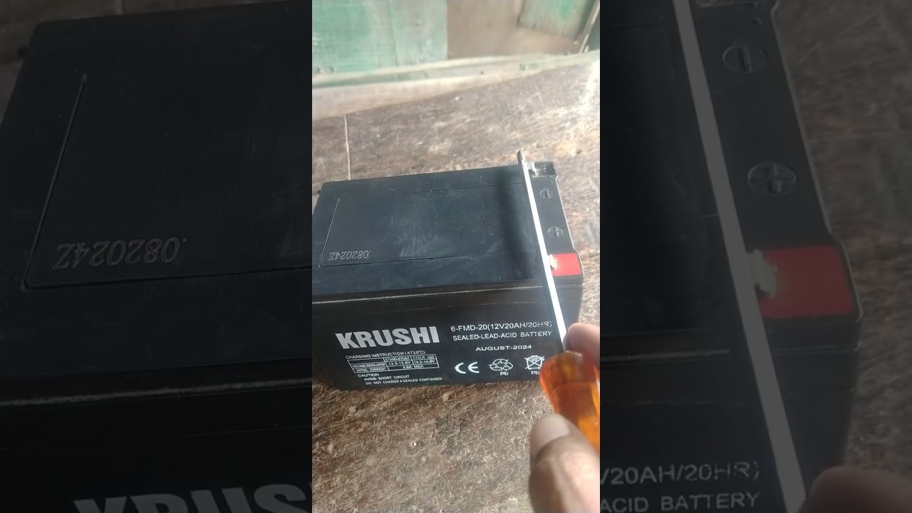 12v 20AH BATTERY how to discharge 12v....