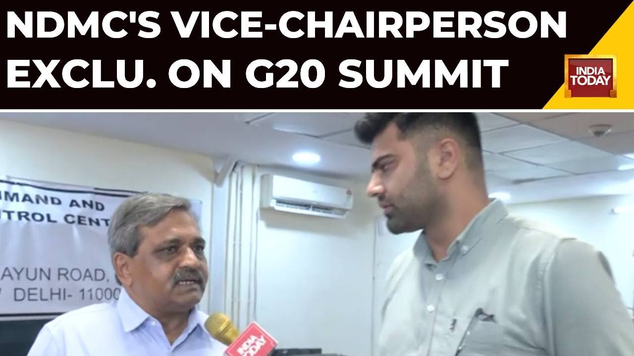 Exclusive: Satish Upadhyay, Vice Chairperson, NDMC On Disaster Management Centre For G20 Summit