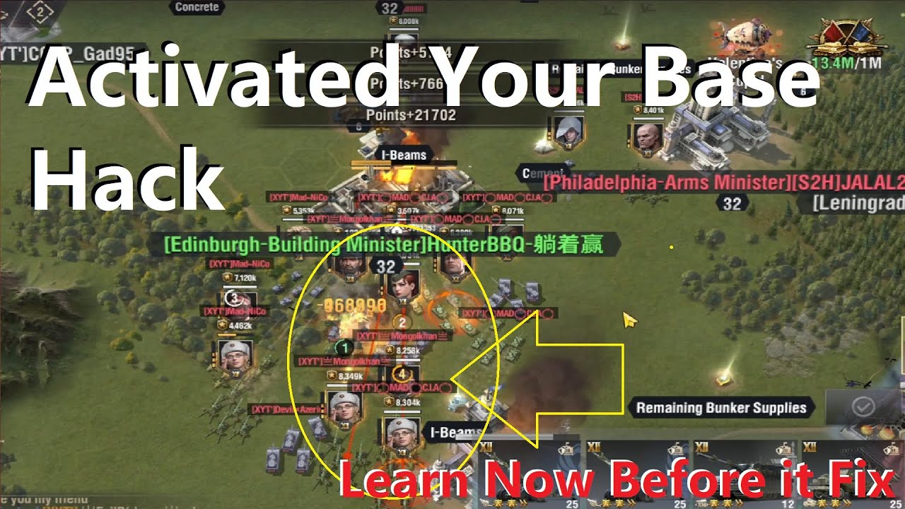 Warpath/战火勋章 - The Ultimate Hack "Activate Base Defend" (HunterBBQ Tips & Tricks)