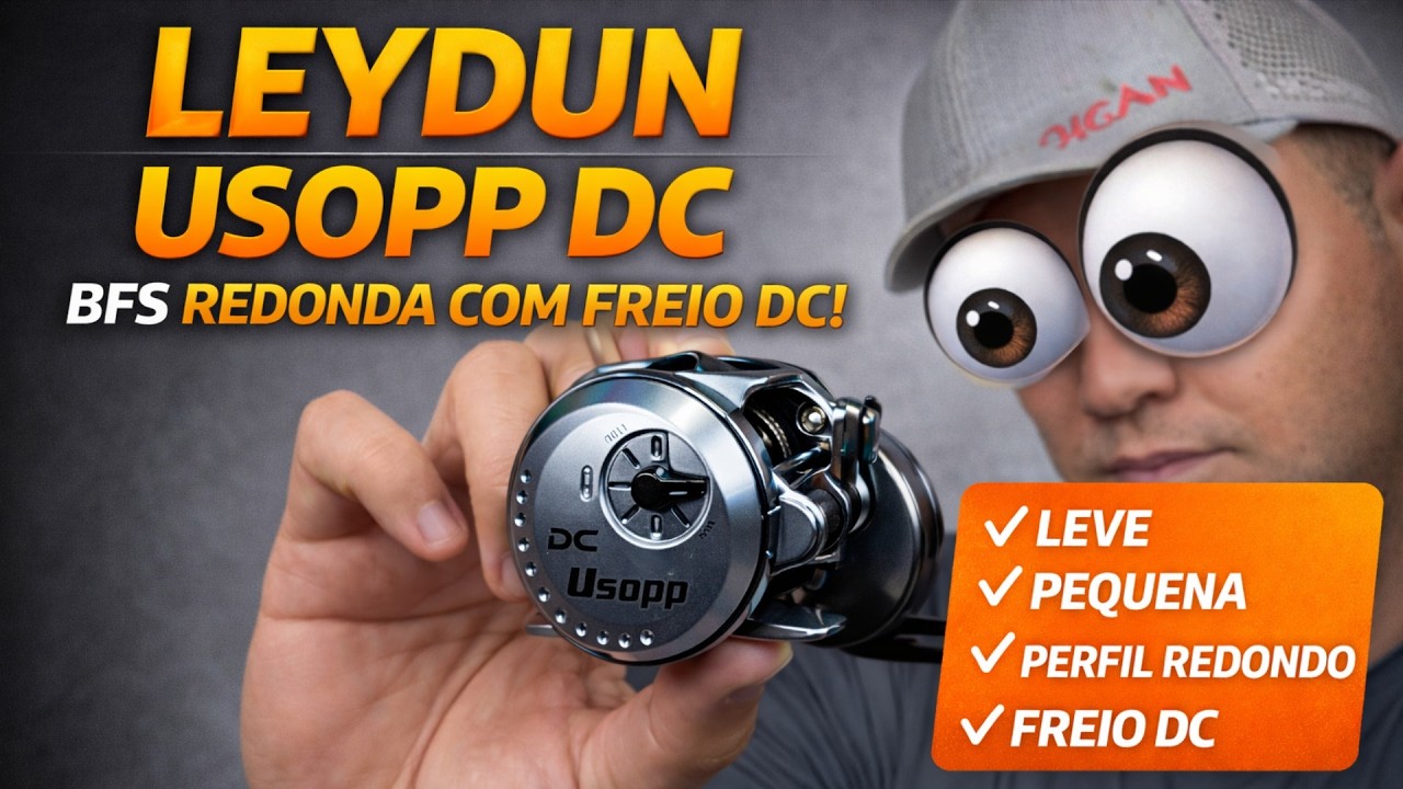 Leydun Usopp DC é Diferente? BFS Redonda com Freio DC + Desmontagem Completa #aliexpress