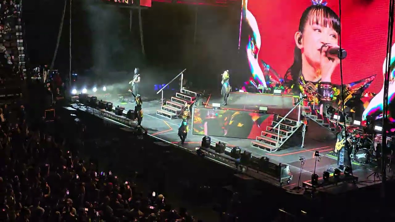 BabyMetal at Mohegan Sun Arena June 27 2025 SuMetal MoaMetal MomoMetal 4k Megitsune Ratata Song3