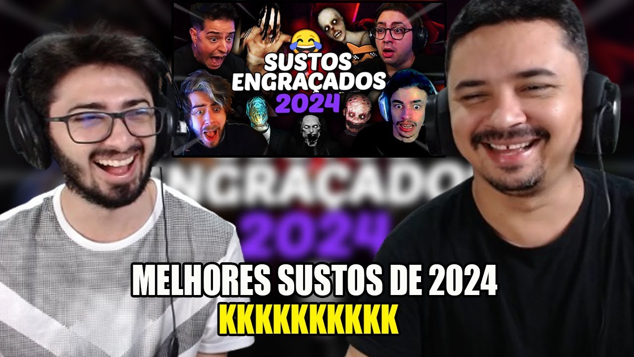 SUSTOS ENGRAÇADOS NAS LIVES 2024 | Periódico REACT