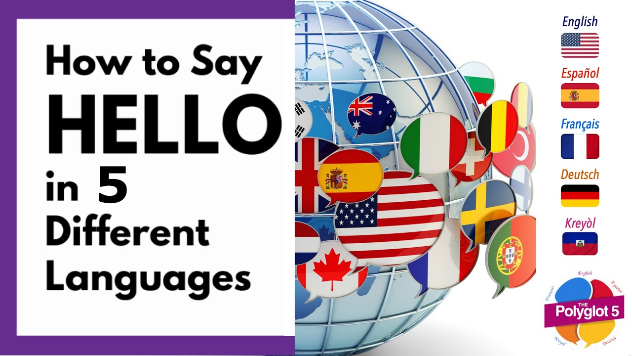 #howto say #hello #goodbye in 5 Languages #learnlanguages #languagelearning #viral