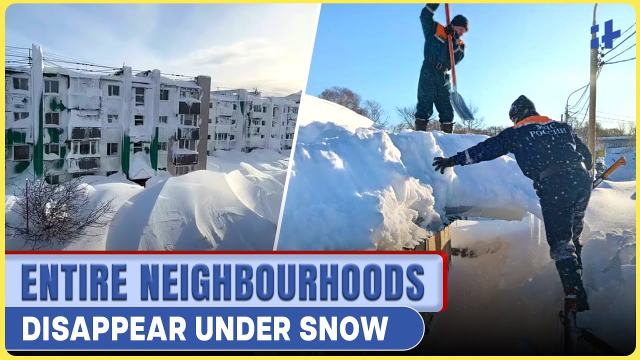 Cars, Homes, Streets Buried as Russia battles biggest snowfall in 60 years