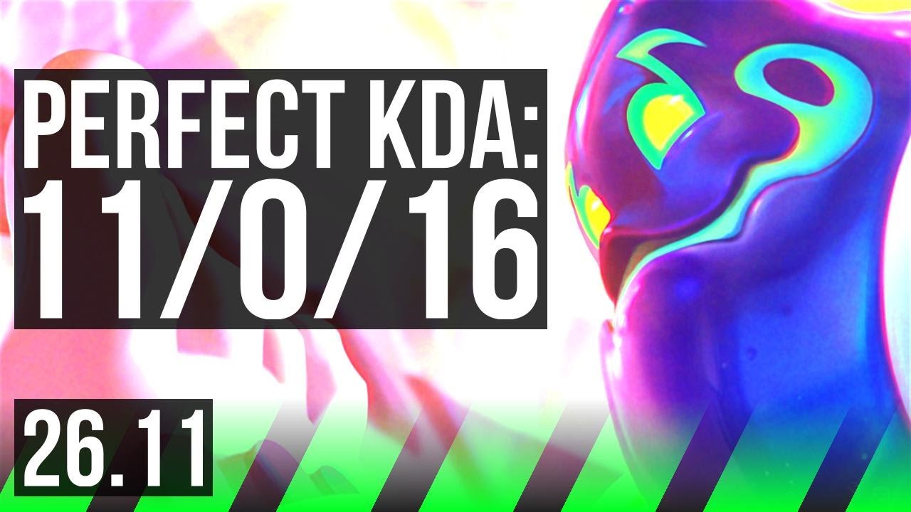 ZAC vs GRAVES (JGL) | Perfect KDA: 11/0/16 | EUW Master | 26.11