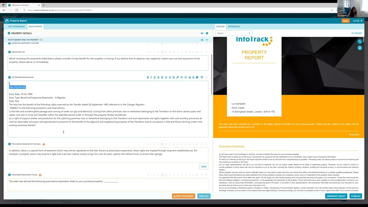 Property Report: data-driven title reporting in as little as 15 minutes