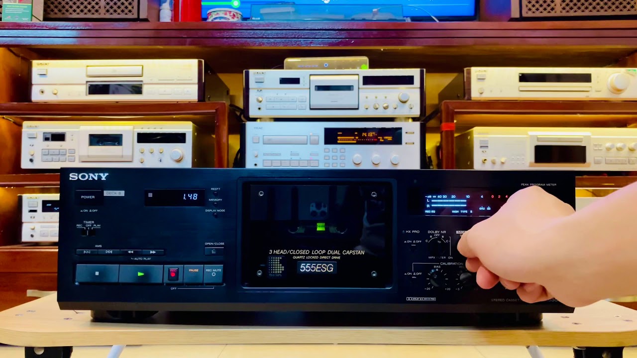 Cassette Deck Sony 555ESG