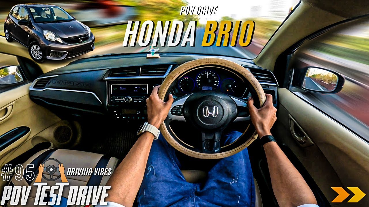 2019 HONDA BRIO S MT | 1.2L 87BHP | POV Drive #95 | HONDA BRIO | 4K | REV GEARSHIFT #hondabrio #brio
